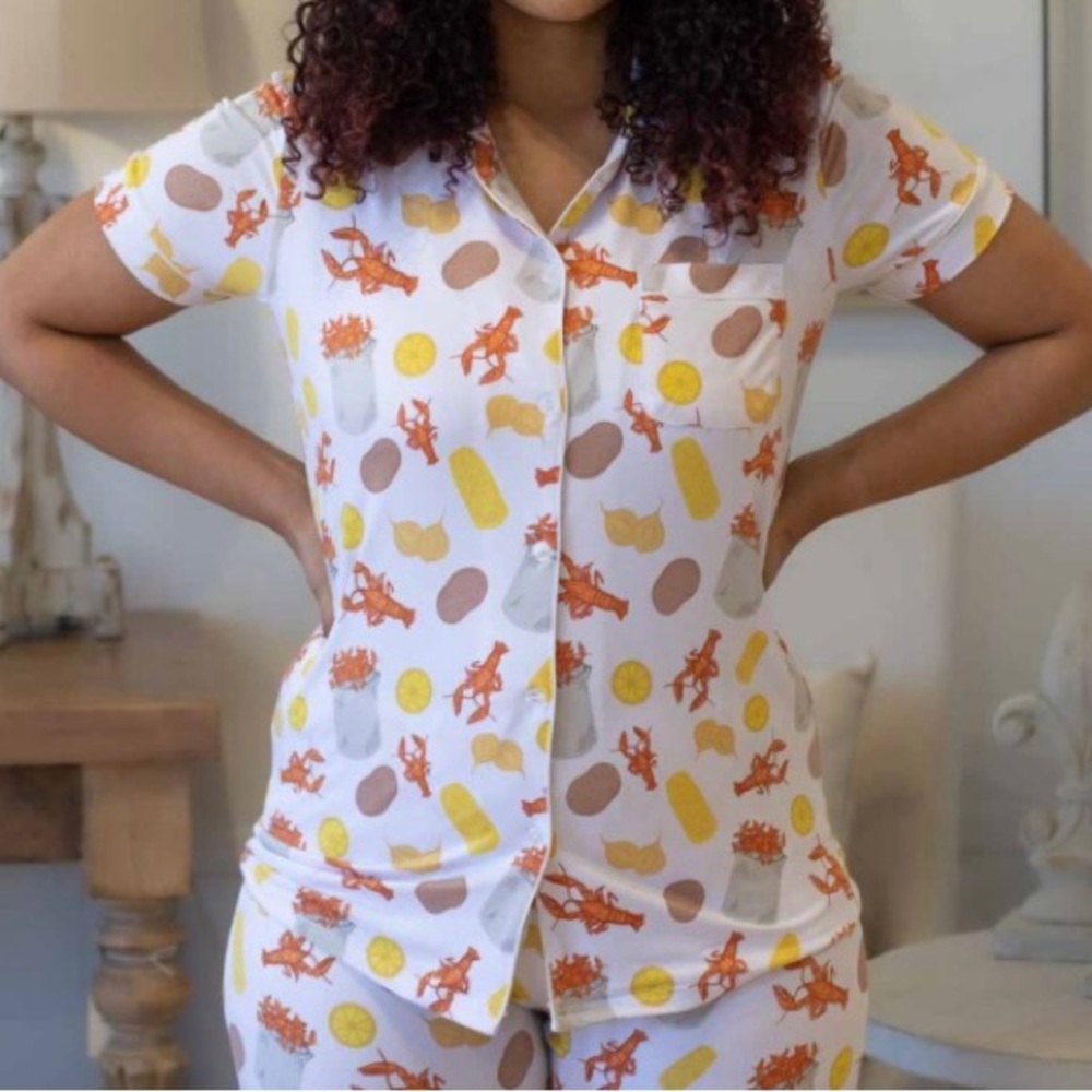 Royal Standard Crawfish Boil Pajama Top
